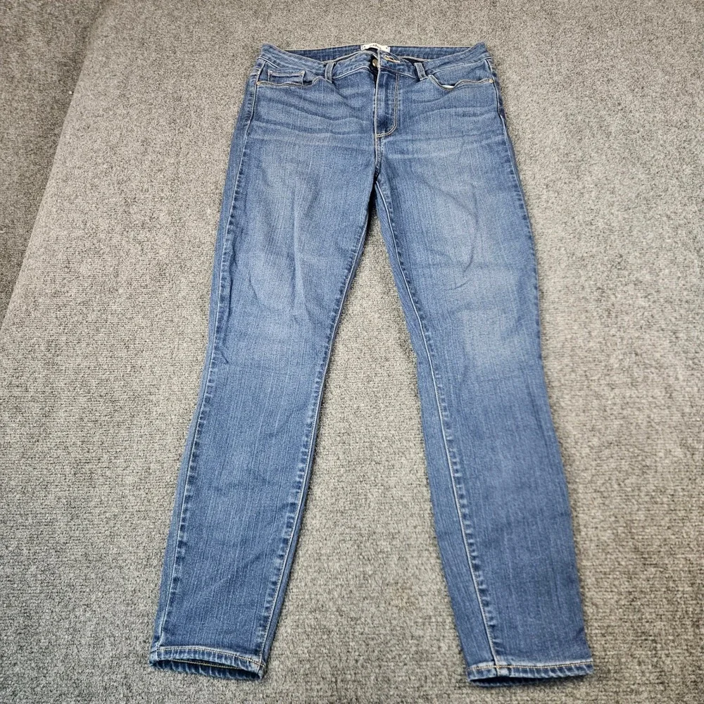 PAIGE Hoxton Ankle High Rise Skinny Jeans Tristan Blue Size 31 W2225 DNM521